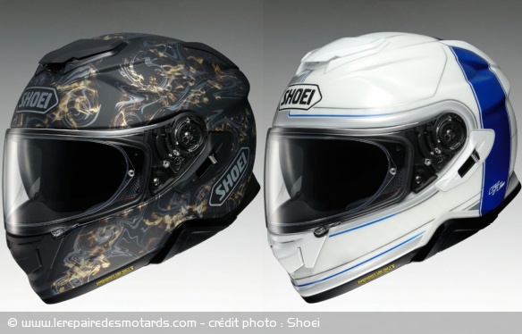Les décos Conjure et Crossbar du Shoei GT-Air II Les décos Conjure et Crossbar du Shoei GT-Air II