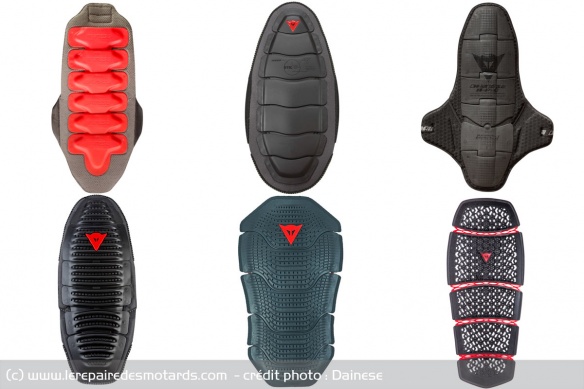 L'évolution des dorsales Dainese de 1981 à 2019 L'évolution des dorsales Dainese de 1981 à 2019