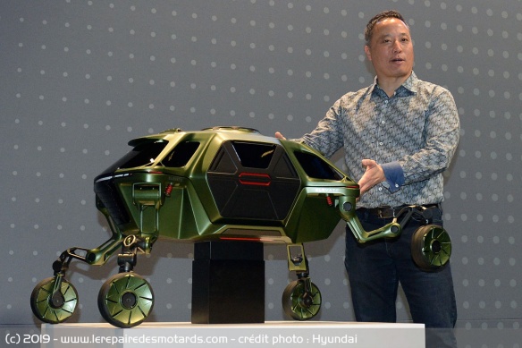 La maquette du concept Elevate présentée au CES