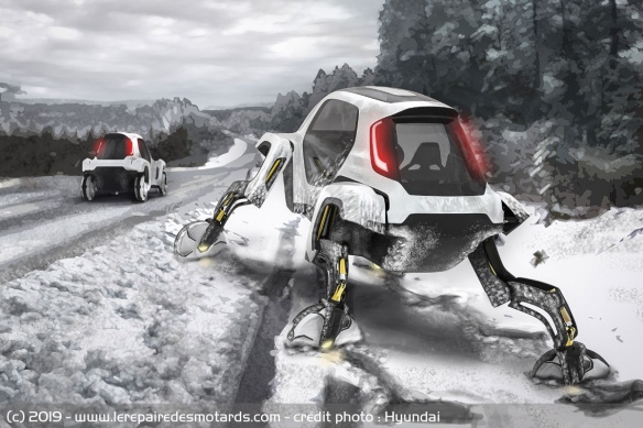Elevate : la voiture... qui marche, même dans la neige
