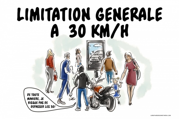 Crobard : Limitation générale à 30 km/h