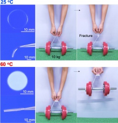 Un matériau qui se durcit à la chaleur - Crédit photo : Advanced Materials
