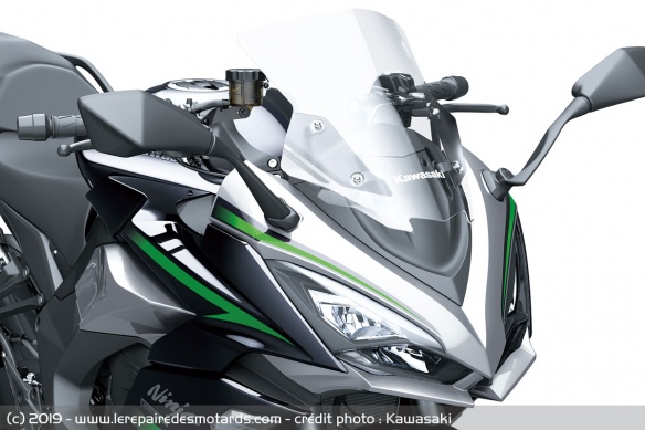 La Ninja 1000SX reçoit une bulle réglable