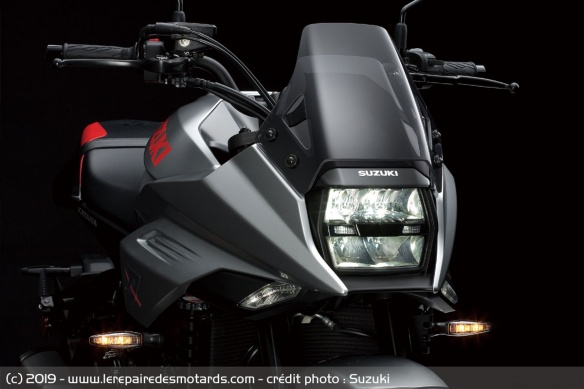 Le saute-vent de la Suzuki Katana S