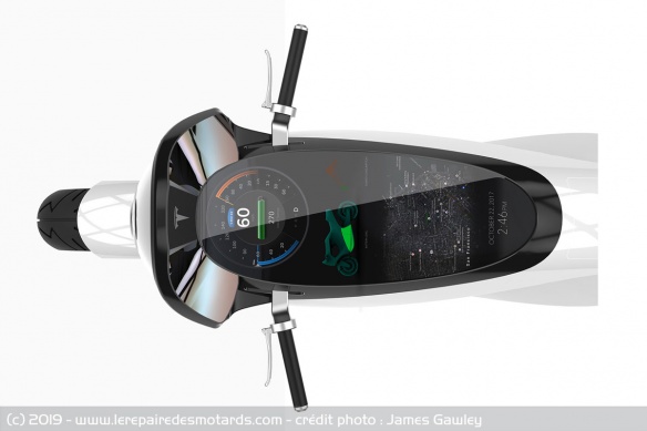 L'imposante instrumentation de la Tesla