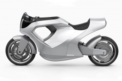 Un concept de moto Tesla