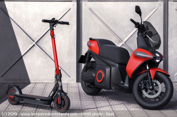 Concepts Seat e-Kickscooter et e-Scooter Concepts Seat e-Kickscooter et e-Scooter