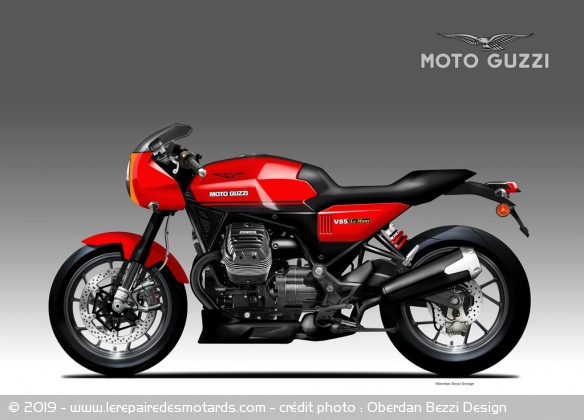 Moto Guzzi V85 Le Mans Concept Moto Guzzi V85 Le Mans Concept