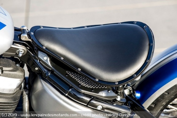 La selle Solo Bobber de la Steel-Chop La selle Solo Bobber de la Steel-Chop