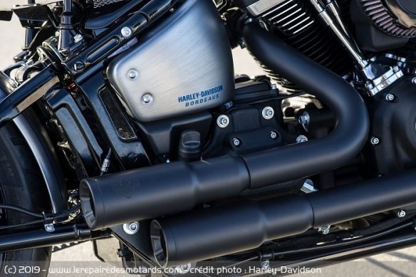 La Steel-Chop repose sur une Street Bob La Steel-Chop repose sur une Street Bob
