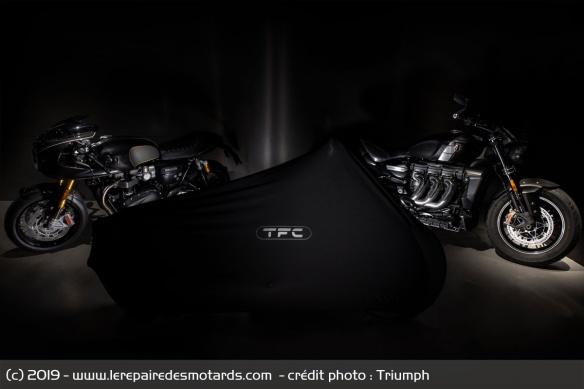 La Bonneville Bobber rejoint les Thruxton et Rocket III dans la gamme TFC