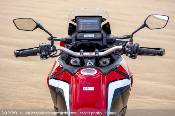 Ergonomie de la Honda CRF1100L Africa Twin