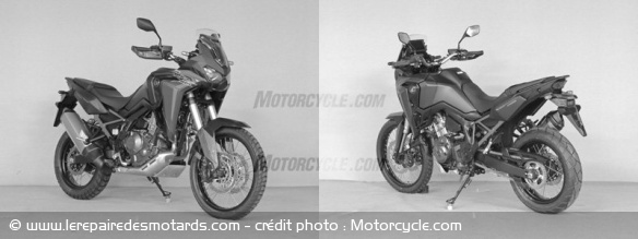 L'Africa Twin 1100 selon les documents ayant fuités en Australie L'Africa Twin 1100 selon les documents ayant fuités en Australie