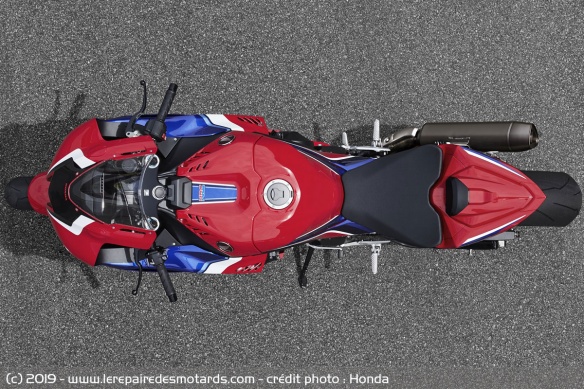 La nouvelle Fireblade de dessus
