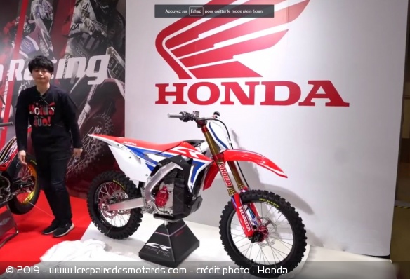 Honda passe à la moto électrique en cross