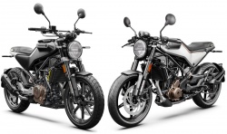 Les Husqvarna Svartpilen et Vitpilen 250