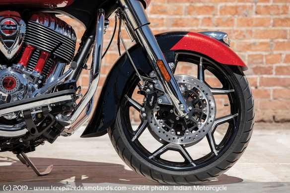 Jante Precision Machined Elite de l'Indian Chieftain Elite Jante Precision Machined Elite de l'Indian Chieftain Elite