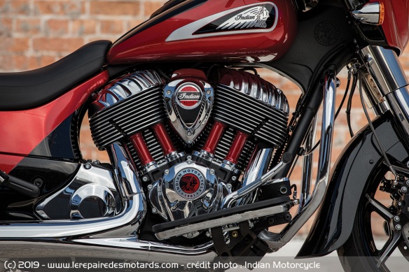 Le Thunder Stroke 116 de l'Indian Chieftain Elite Le Thunder Stroke 116 de l'Indian Chieftain Elite