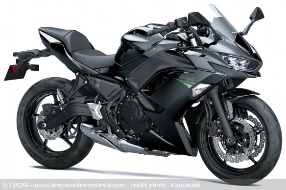 Kawasaki Ninja 650 noire Kawasaki Ninja 650 noire