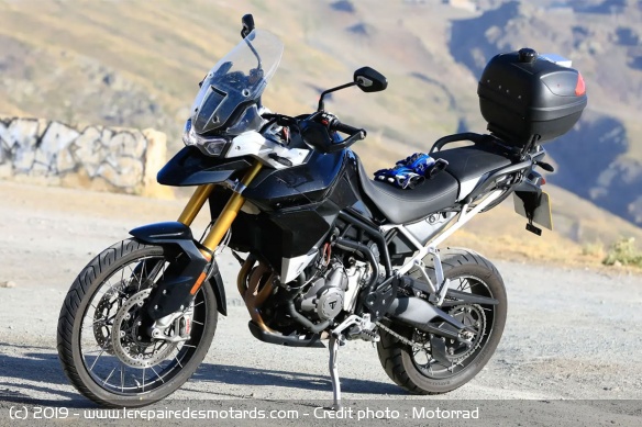 Une nouvelle Triumph Tiger a été vue en développement cet été Une nouvelle Triumph Tiger a été vue en développement cet été