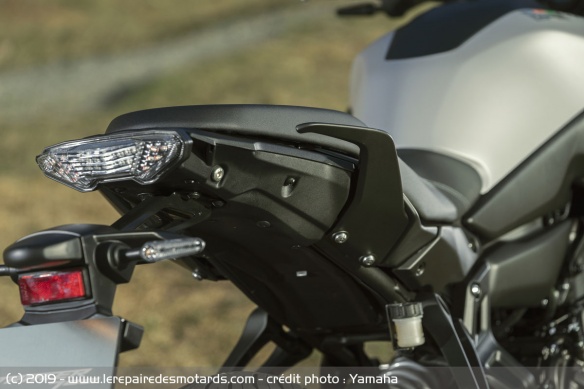 Poignées passager de la Yamaha Tracer 700