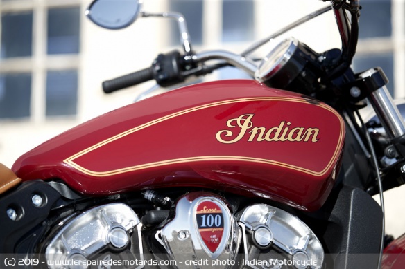 Edition limitée Indian Scout 100e Anniversaire Edition limitée Indian Scout 100e Anniversaire