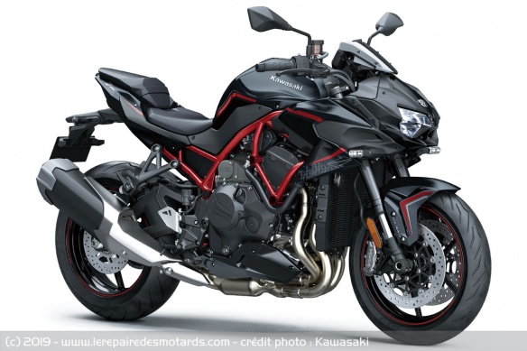 Kawasaki Z H2 noir-rouge