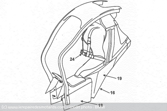 Protections latérales, ceinture... les similitudes avec le C1 sont nombreuses Protections latérales, ceinture... les similitudes avec le C1 sont nombreuses