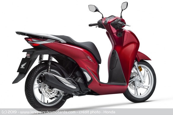 Le design du SH125i se modernise pour 2020