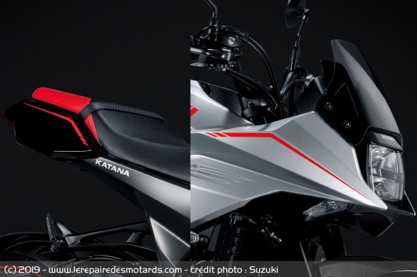 Les stickers de la Suzuki Katana S