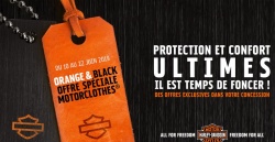 Promo Harley-Davidson sur l'équipement motard