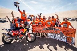 Sunderland Champion du Monde des Rallyes FIM - Crédit photo : Rally Zone