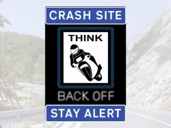 Une signalisation avec radar pour les motards