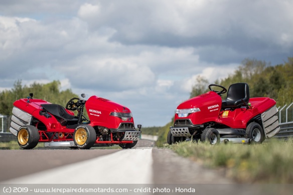 La Mean Mower V2 et la HF 2622 d'origine La Mean Mower V2 et la HF 2622 d'origine