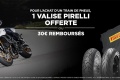 Promo pneus motos Pirelli valise collector offerte
