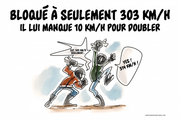 Au taquet à 314 km/h
