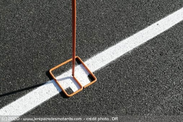 La position du piquet pour l'examen