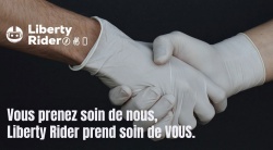 L'application Liberty Rider gratuite pendant le confinement