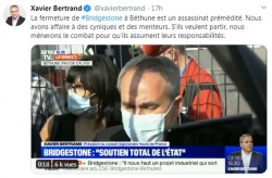 Xavier bertrand sur twitter à propos de Bridgestone
