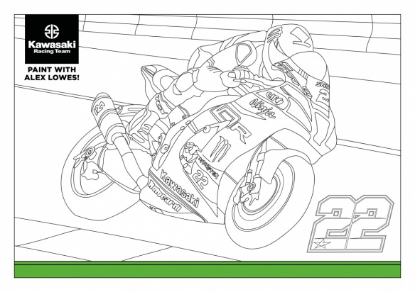 Coloriages ZX-10R de Alex Lowes