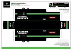 Le camion du KRT à plier