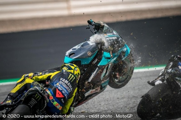 MotoGP : Rossi a vu la Yamaha M1 de très près... 