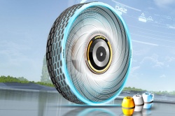 Goodyear invente le pneu en dosettes