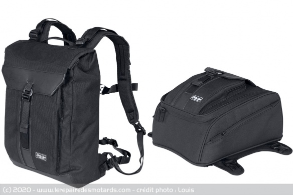 Sac à dos et sacoche de selle Detlev Louis