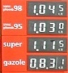 L'essence sans-plomb SP95 à 1€