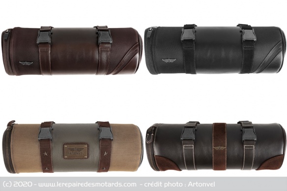 Les sacoches Artonvel Original (marron, noir), Military et Aviator