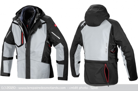 La Spidi Mission-T avec veste Softshell et surveste Shield La Spidi Mission-T avec veste Softshell et surveste Shield