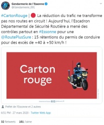 Un motard contrôlé à 251 km/h au lieu de 90 km/h