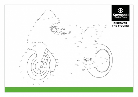 Suivre les points pour dessiner la moto et deviner le modèle
