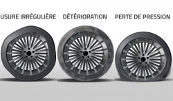 Détection de la détérioration des pneus